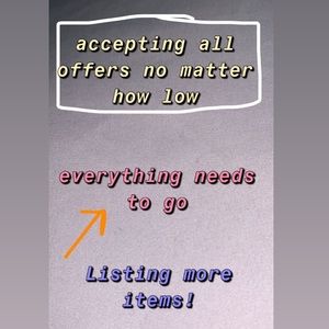 READ PHOTO💥 ACCEPTING ALL OFFERS 😍